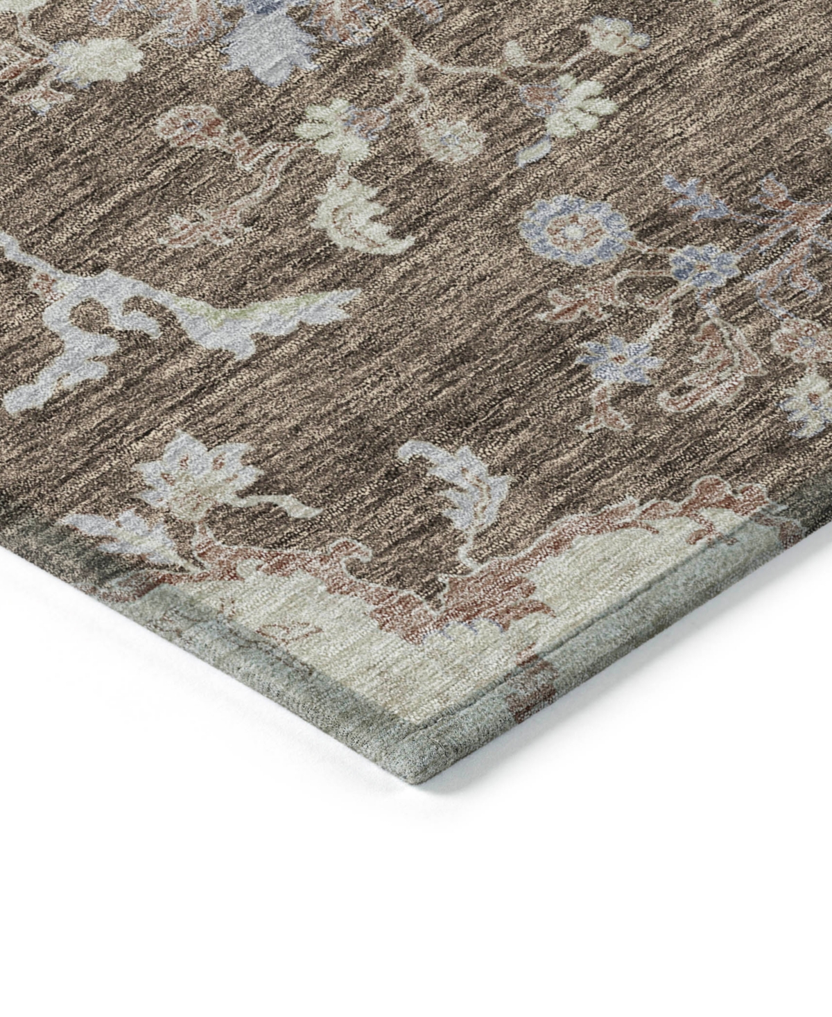 Addison Chantille Machine Washable Acn1156 5'x7'6" Area Rug In Brown