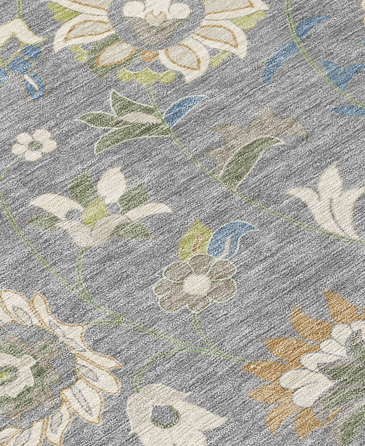 Addison Chantille Machine Washable Acn1006 2'3"x7'6" Runner Area Rug In Gray