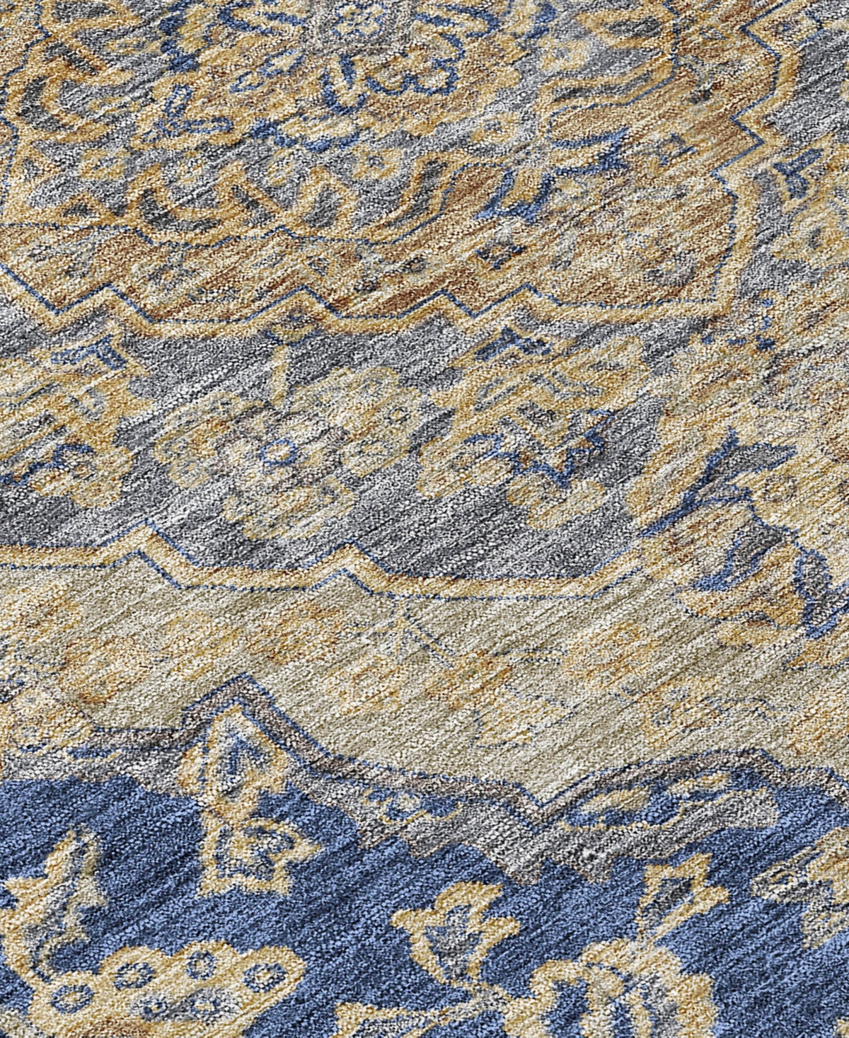 Addison Chantille Machine Washable Acn1151 2'3"x7'6" Runner Area Rug In Navy