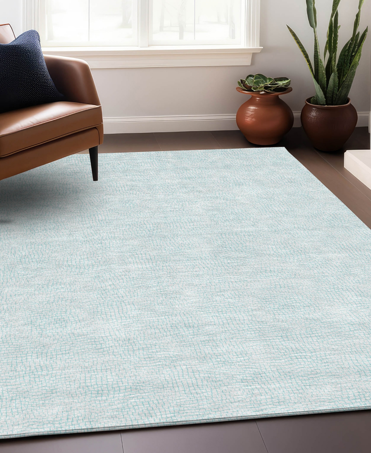 Addison Chantille Mahine Washable Acn1058 9'x12' Area Rug In Mist