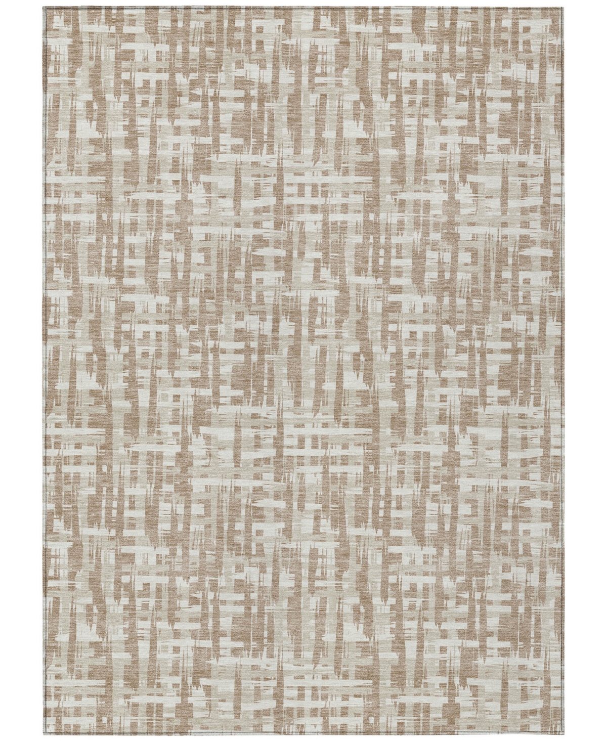 Addison Chantille Mahine Washable Acn1059 9'x12' Area Rug In Tan