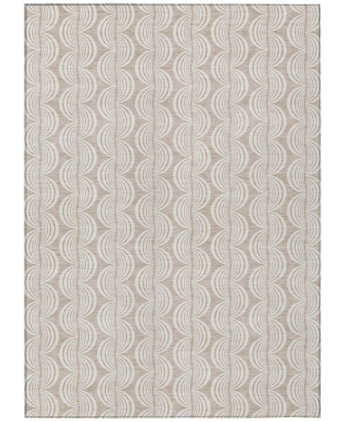 Addison Chantille Mahine Washable Acn1056 9'x12' Area Rug In Khaki