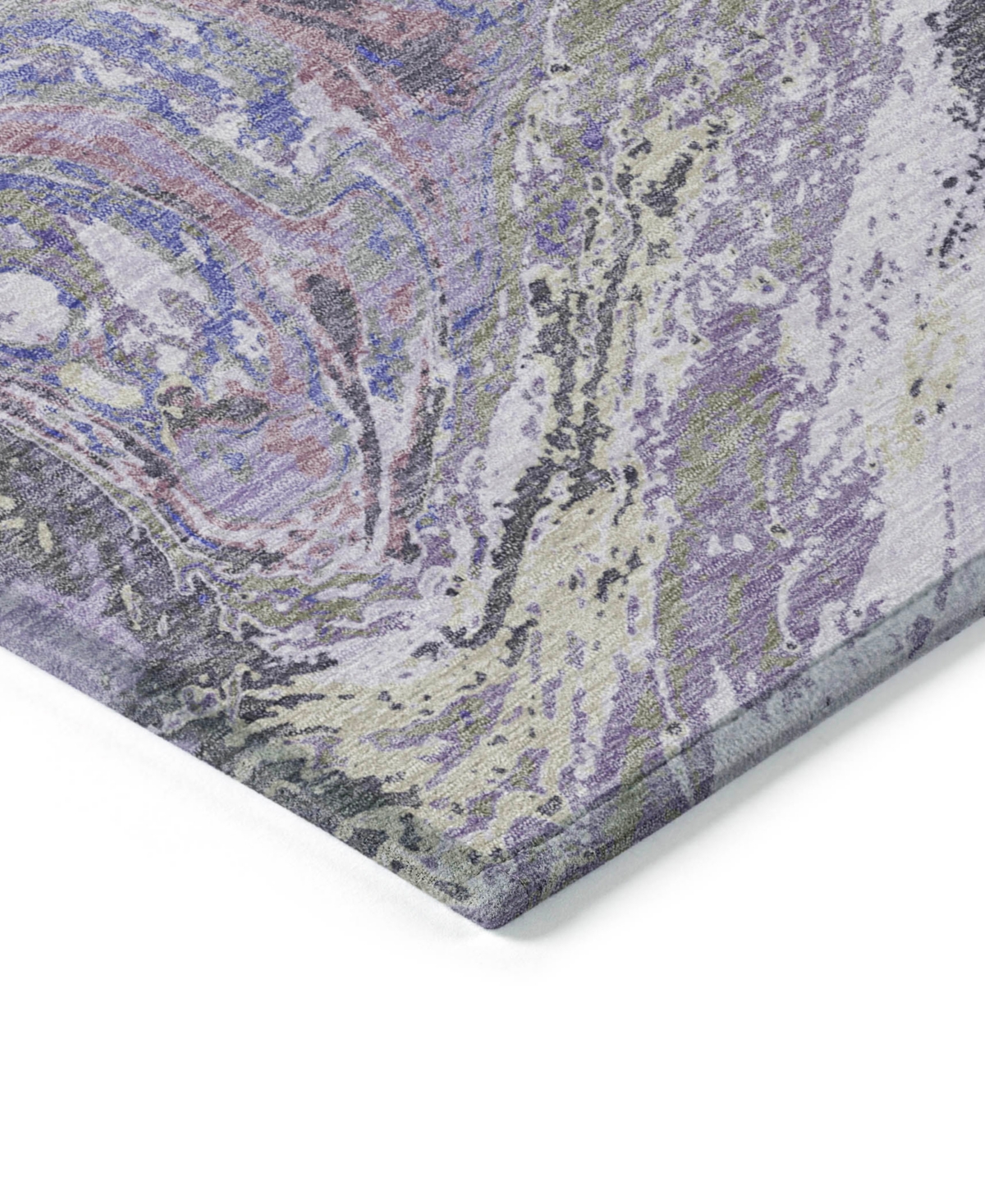 Addison Chantille Mahine Washable Acn1061 8'x10' Area Rug In Lavender