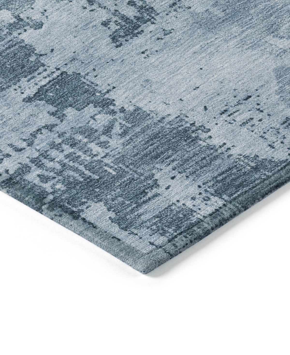 Addison Chantille Machine Washable Acn1062 5'x7'6" Area Rug In Denim