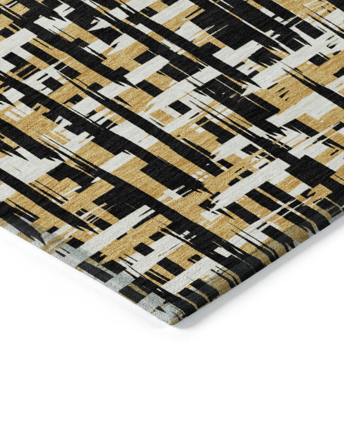 Addison Chantille Mahine Washable Acn1060 5'x7'6" Area Rug In Black