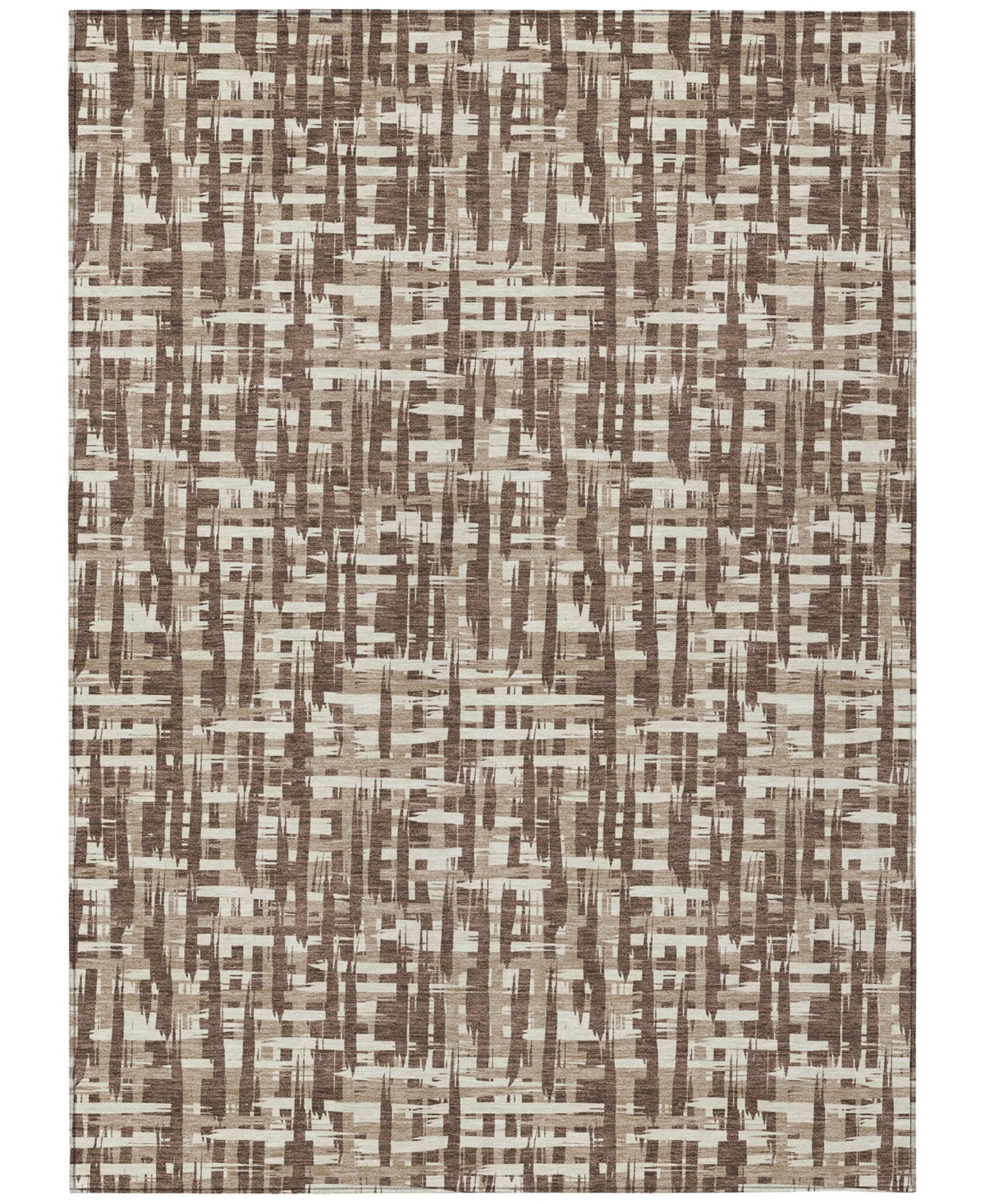 Addison Chantille Mahine Washable Acn1059 3'x5' Area Rug In Brown