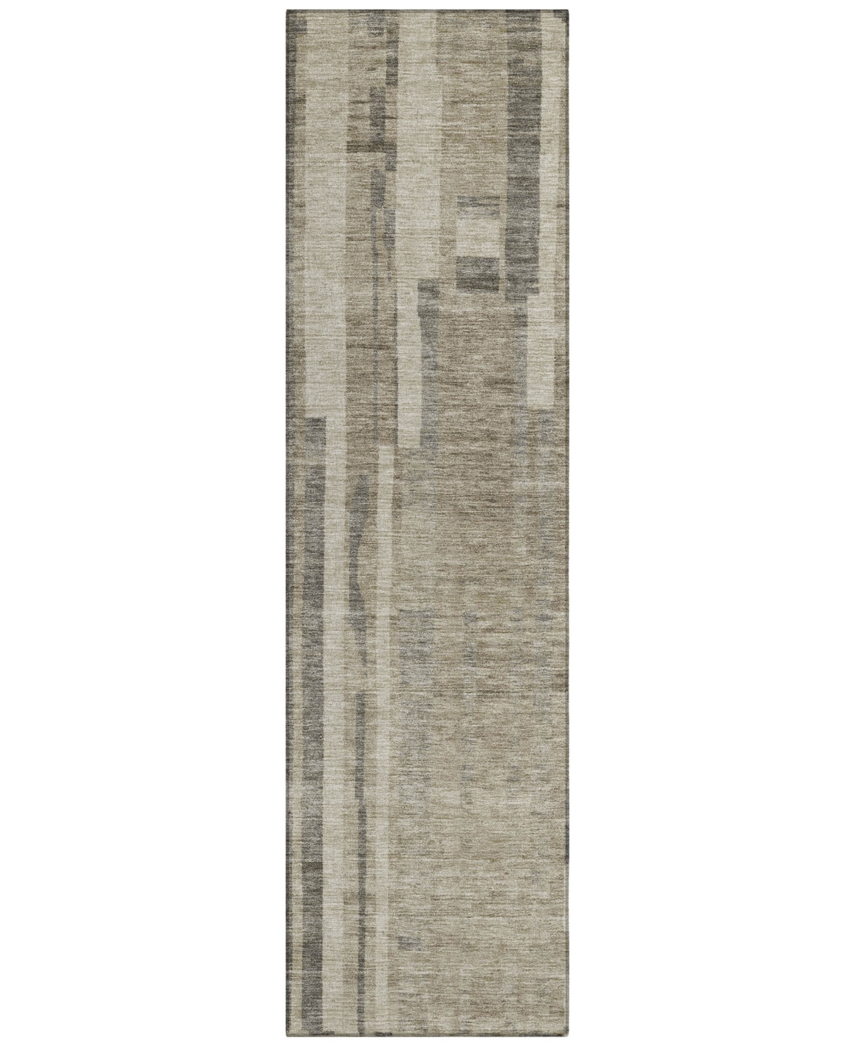 Addison Chantille Mahine Washable Acn1063 2'3"x7'6" Runner Area Rug In Taupe