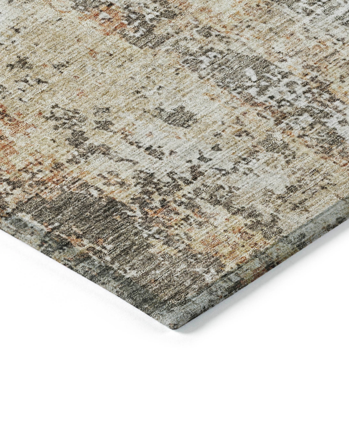 Addison Chantille Machine Washable Acn1161 8'x10' Area Rug In Terracotta