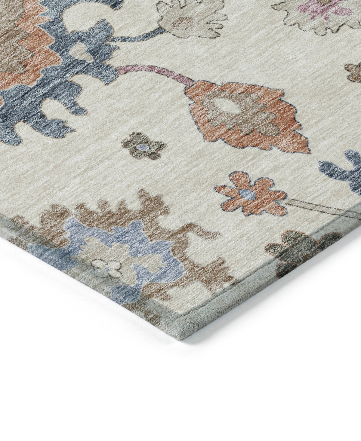 Addison Chantille Machine Washable Acn1218 5'x7'6" Area Rug In Ivory