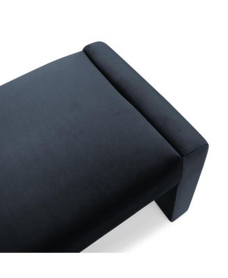 47" Velvet Benches Look, Velvet Waterfall Upholstered Bench