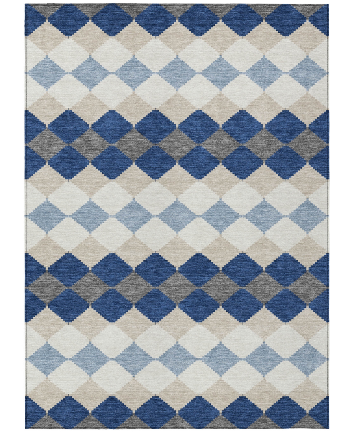 Addison Chantille Machine Washable Acn1007 2'6"x3'10" Area Rug In Navy