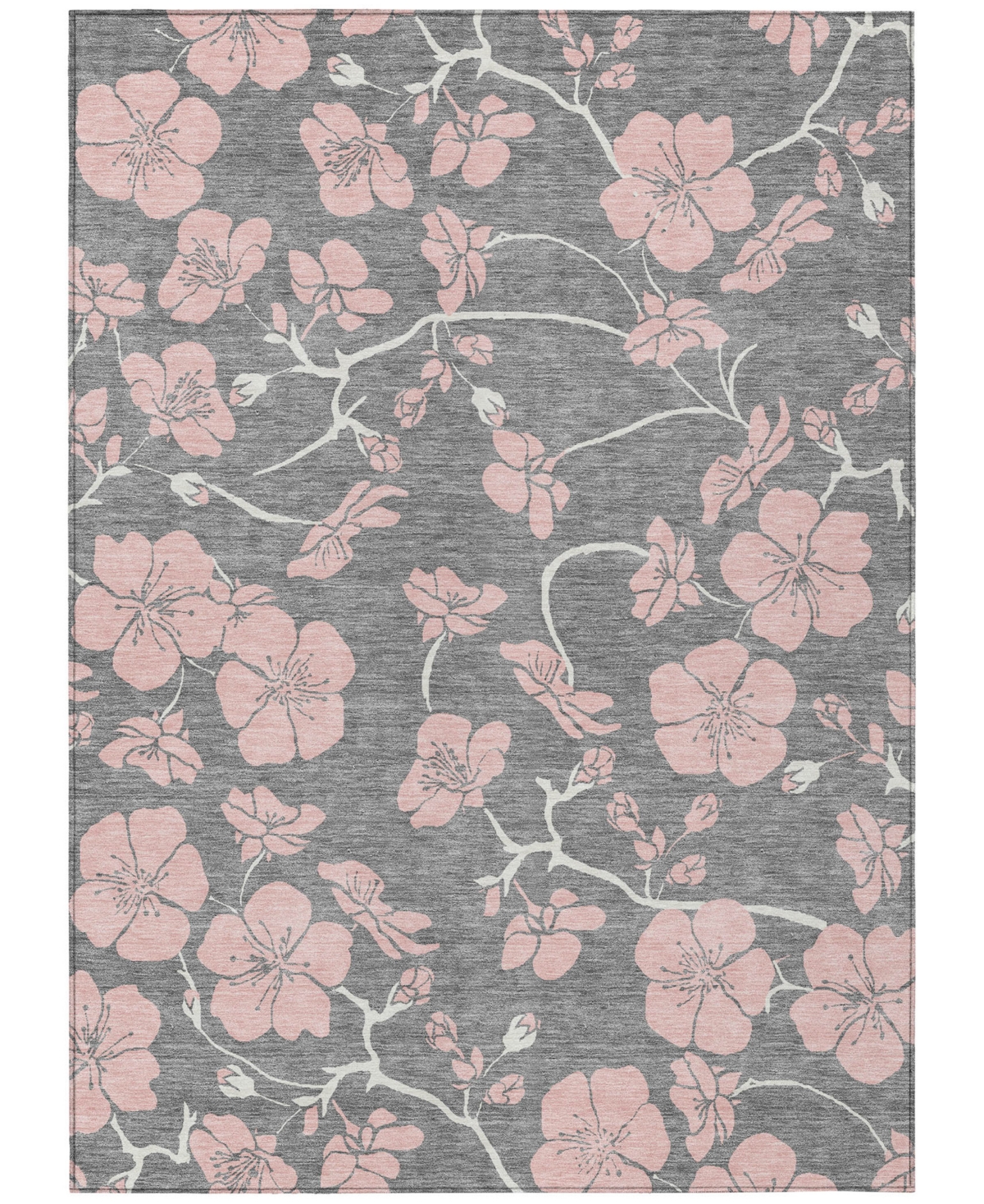 Addison Chantille Mahine Washable Acn1034 8'x10' Area Rug In Gray