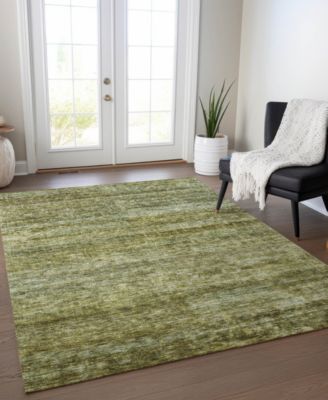 Addison Chantille Machine Washable Acn1166 Rug Collection In Olive