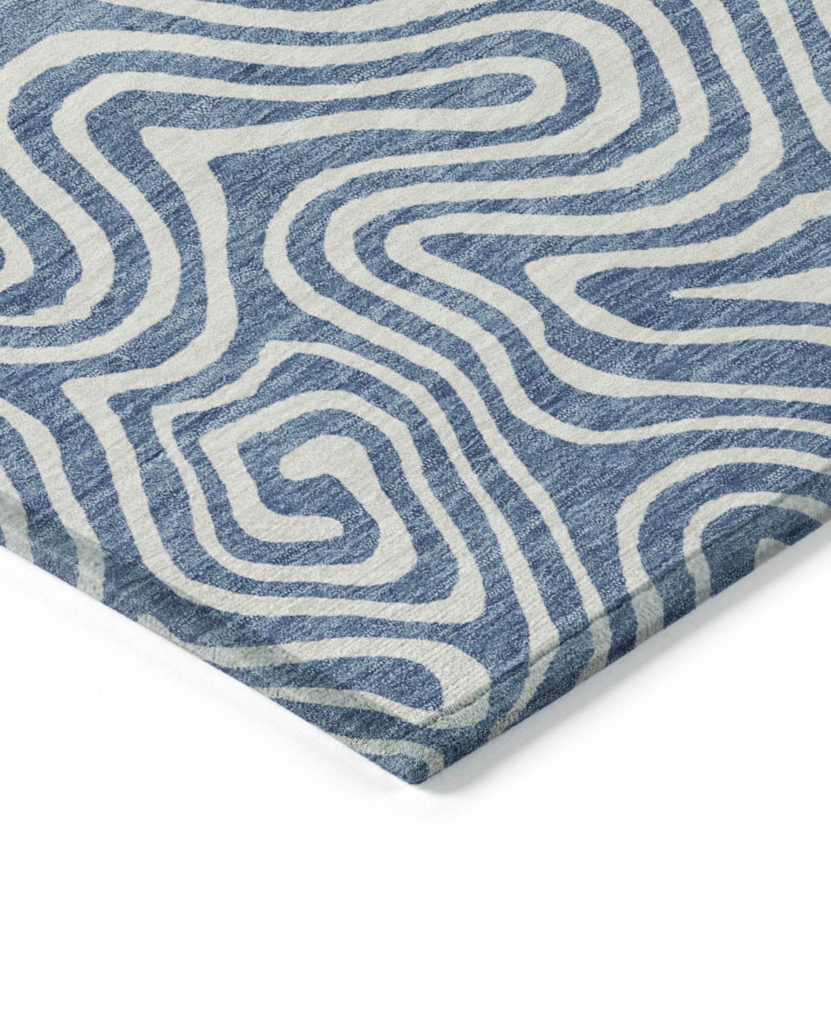 Shop Addison Chantille Machine Washable Acn1030 2'3"x7'6" Runner Area Rug In Denim