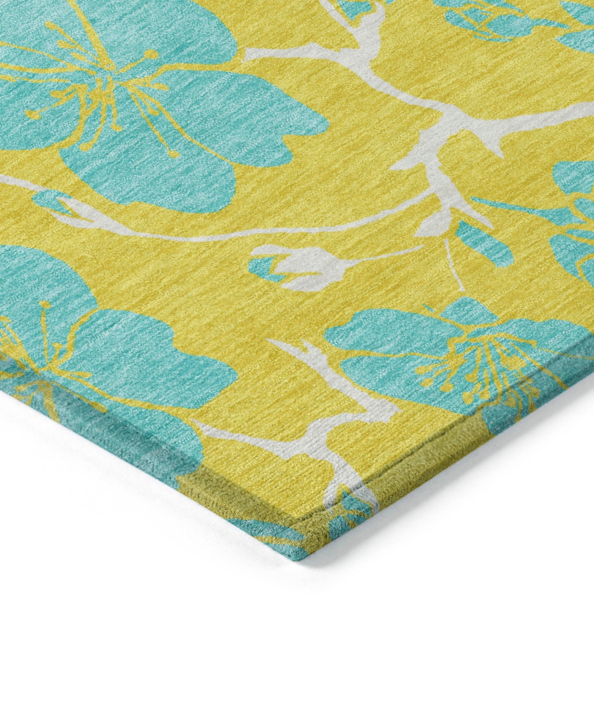 Addison Chantille Mahine Washable Acn1034 3'x5' Area Rug In Yellow