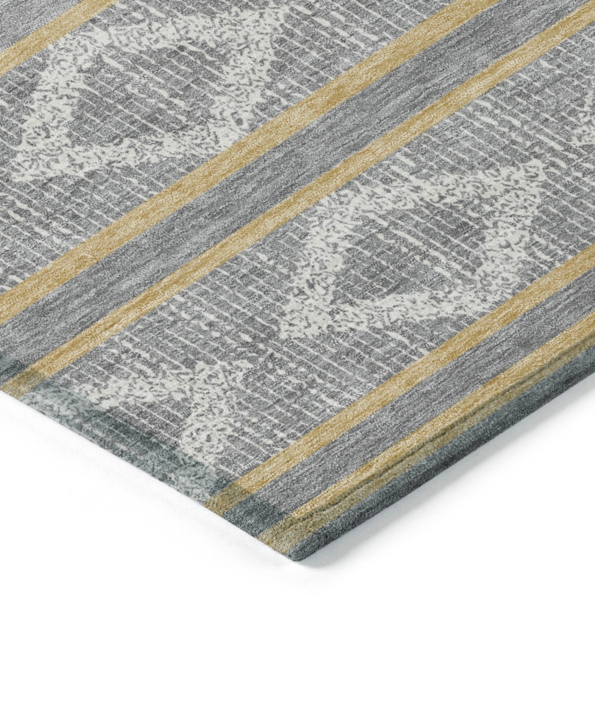 Addison Chantille Mahine Washable Acn1029 3'x5' Area Rug In Gray