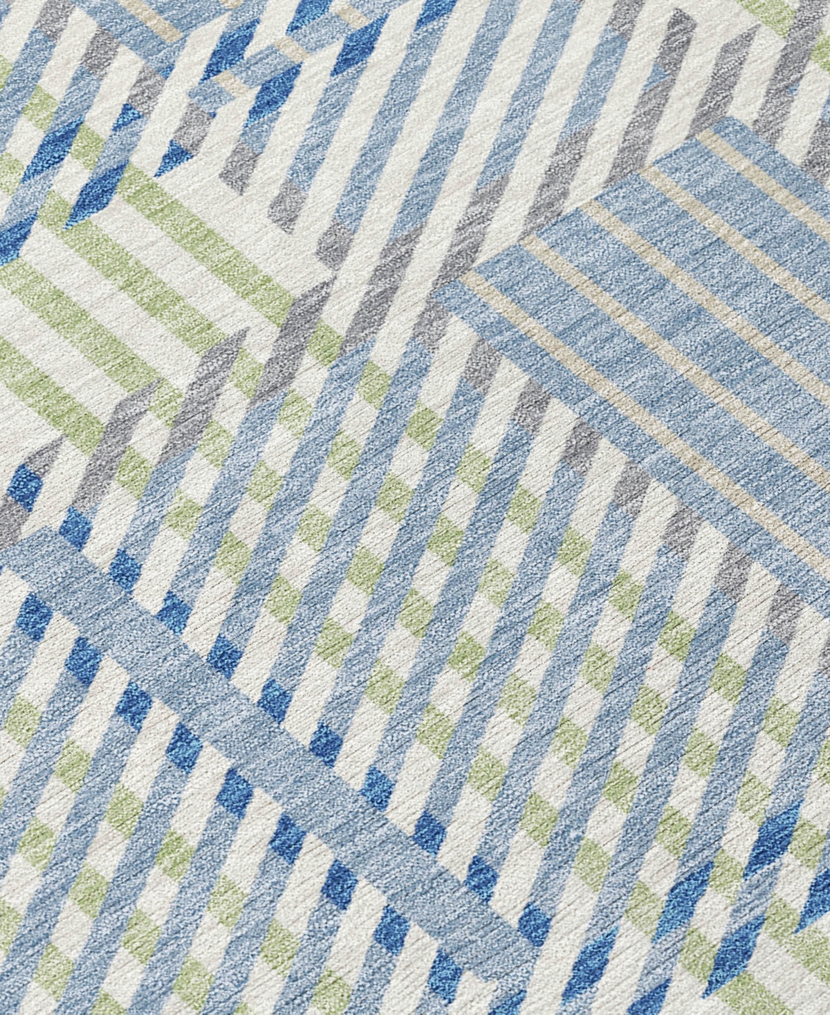 Addison Chantille Machine Washable Acn1000 3'x5' Area Rug In Denim