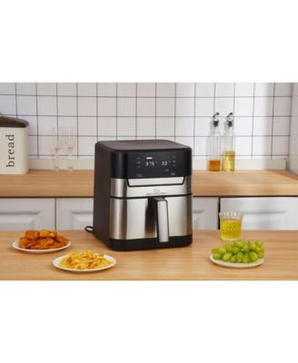 Air fryer XL Premium - 7 Quart Stainless Steel - PFOA/PTFE Free Ceramic non stick