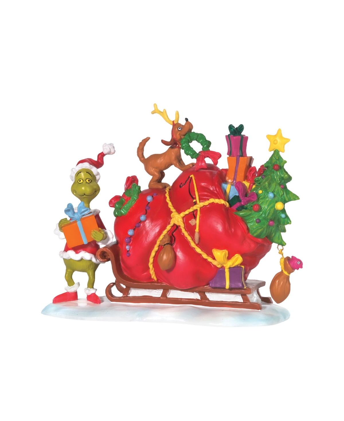 Department Five The Grinch's Small Heart Grew Figurine In Multi