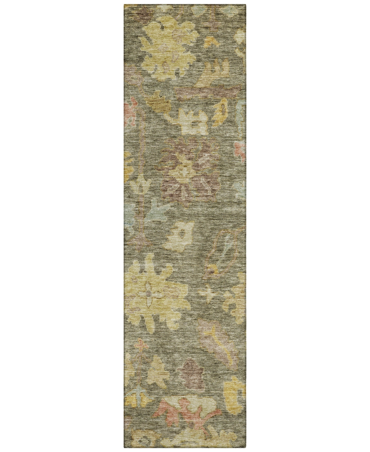 Shop Addison Chantille Machine Washable Acn1108 2'3''x7'6'' Runner Area Rug In Grass