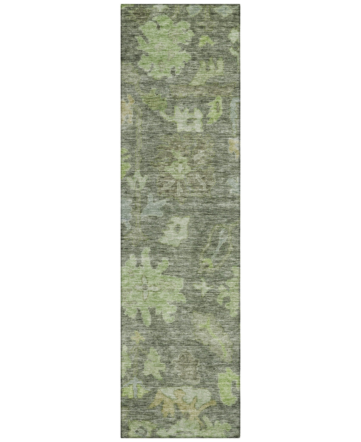 Addison Chantille Machine Washable Acn1108 2'3''x7'6'' Runner Area Rug In Moss