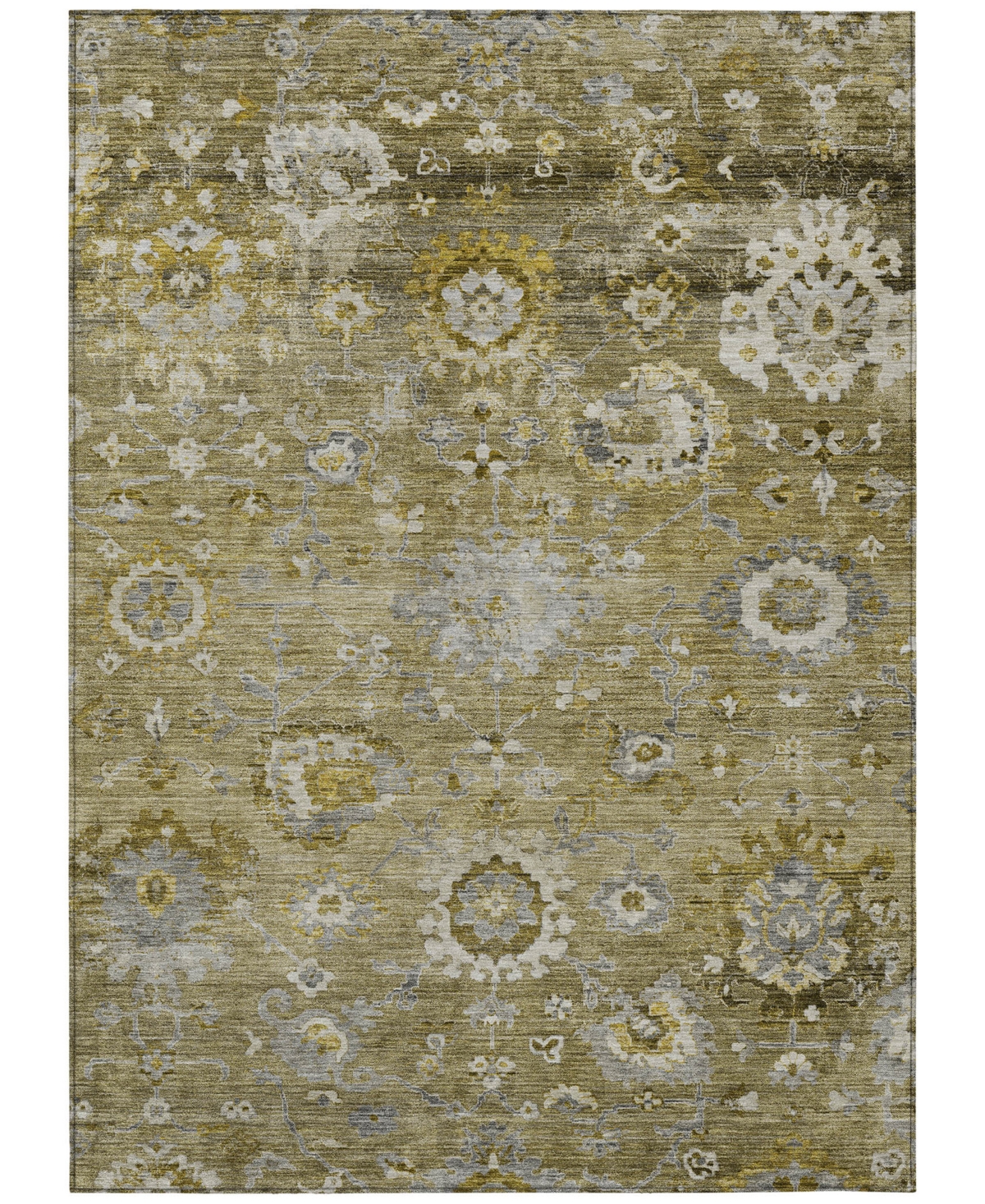 Addison Chantille Machine Washable Acn1107 2'6''x3'10'' Area Rug In Brown