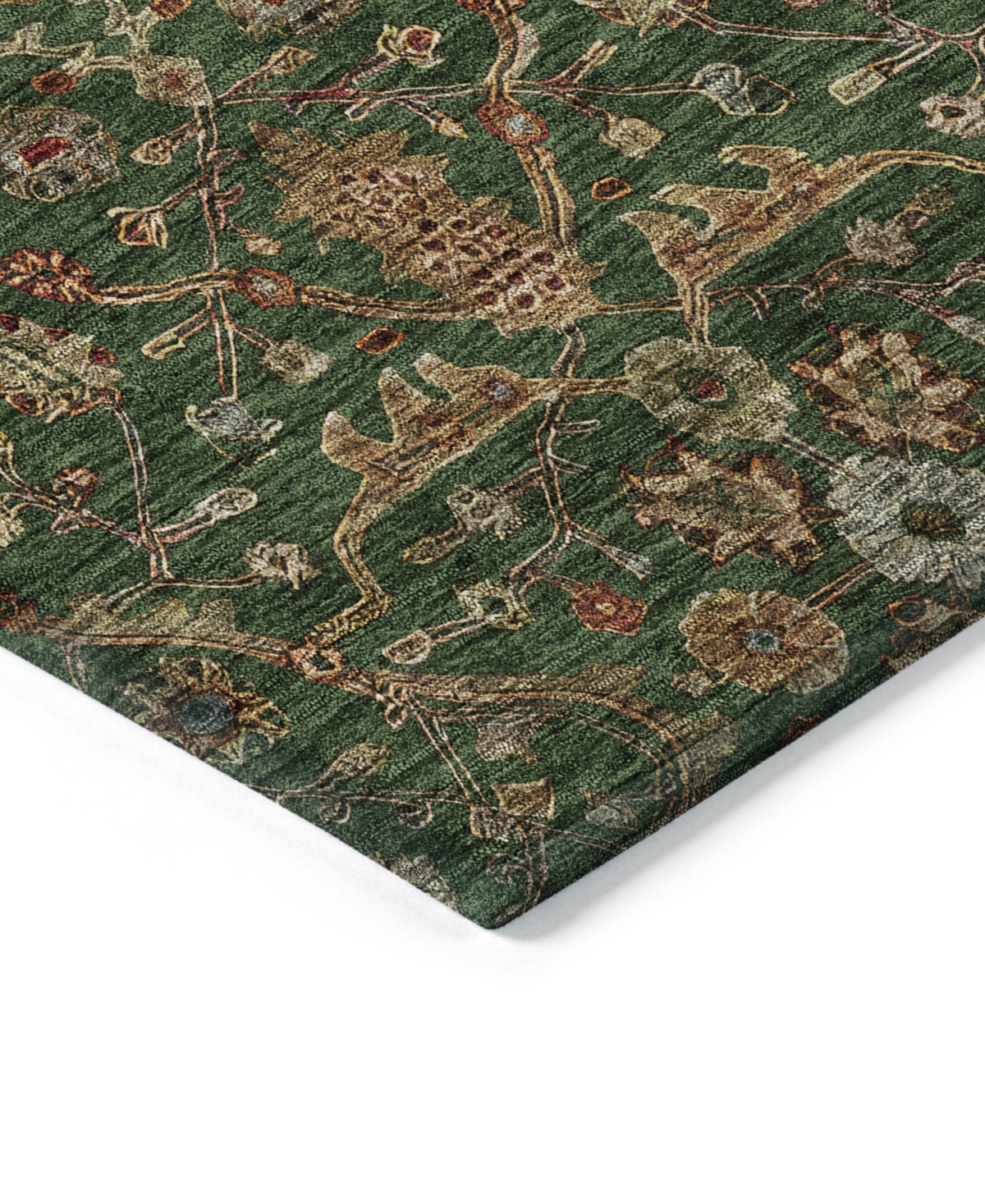 Addison Chantille Machine Washable Acn1130 5'x7'6" Area Rug In Jade