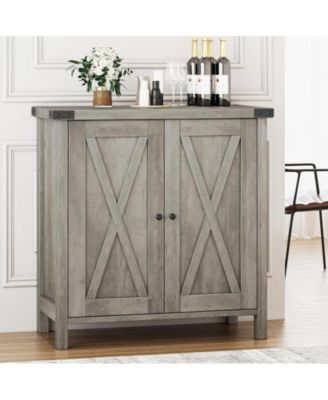 Buffet Cabinet Farmhouse Storage Cabinet with Doors and Shelves, Sideboards Cabinet with Storage Accent Console Cabinet for Living Room, Dining Room