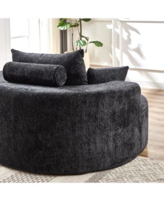 Streamdale Chenille Sofa Sleeper, 55'', Assembly-Free, Modern Lounge Chair