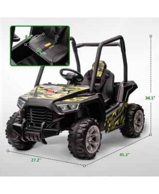 12V Kids Electric Car with Parent Remote Control, Spring Suspension