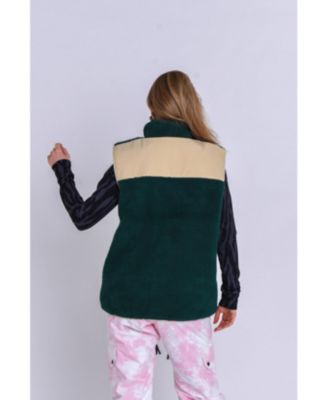 Women's Method Sherpa Vest Dusky Pink