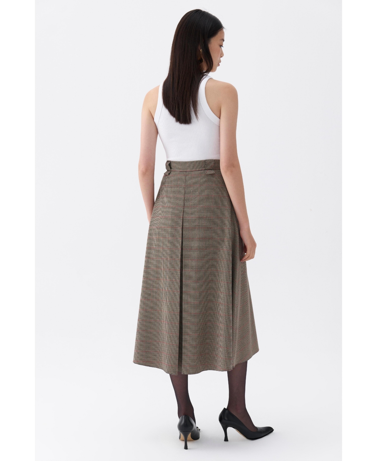Nocturne Women's Printed Midi Skirt - Multi-colored