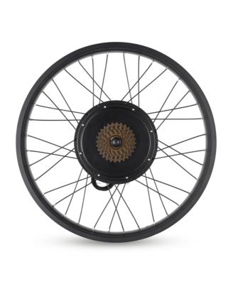 26"x4" Fat Tire 48V Ebike Electric Rear Wheel Bicycle Conversion Kit LCD 1000W Dual Controller