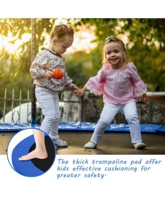 Gymax Trampoline Replacement Safety Pad Universal Trampoline Cover
