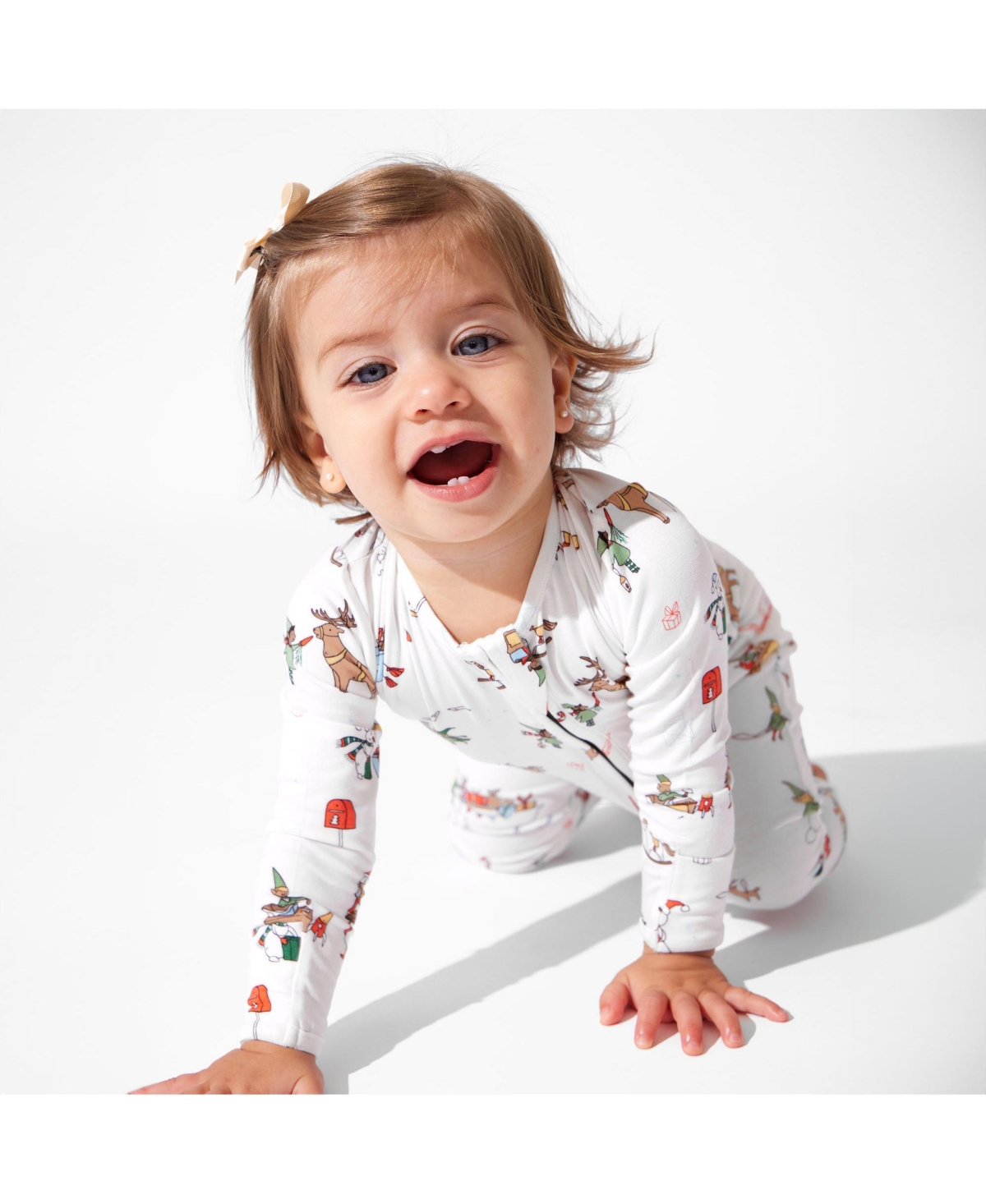 Bellabu Bear Baby UnisexConvertible Footie - Santa's workshop