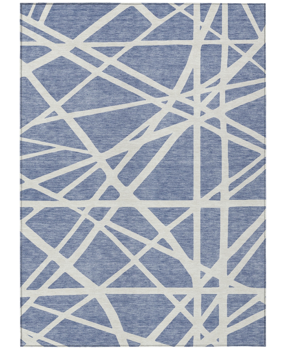 Shop Addison Chantille Machine Washable Acn1040 9'x12' Area Rug In Denim