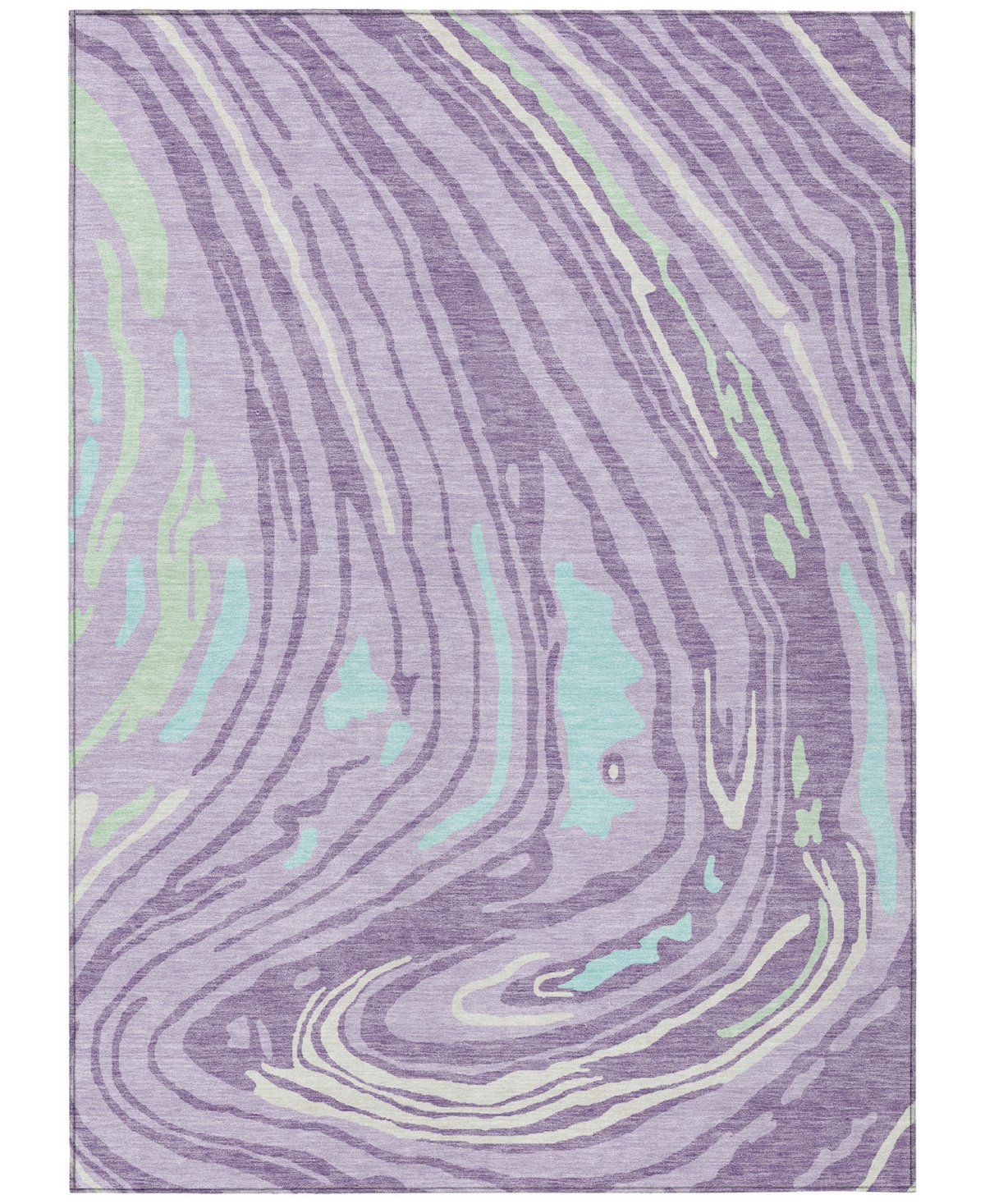Addison Chantille Mahine Washable Acn1051 9'x12' Area Rug In Lavender