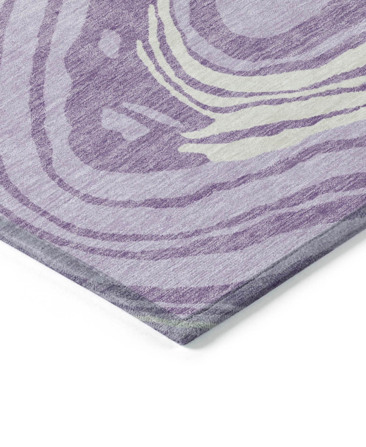 Addison Chantille Mahine Washable Acn1051 9'x12' Area Rug In Lavender