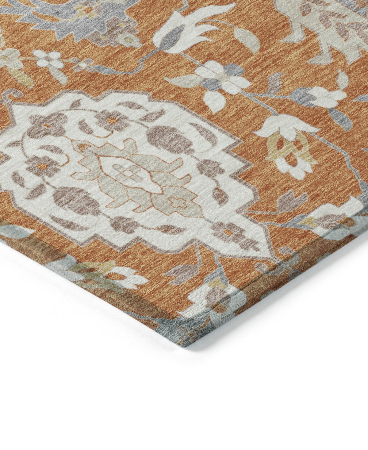 Addison Chantille Machine Washable Acn1026 10'x14' Area Rug In Copper