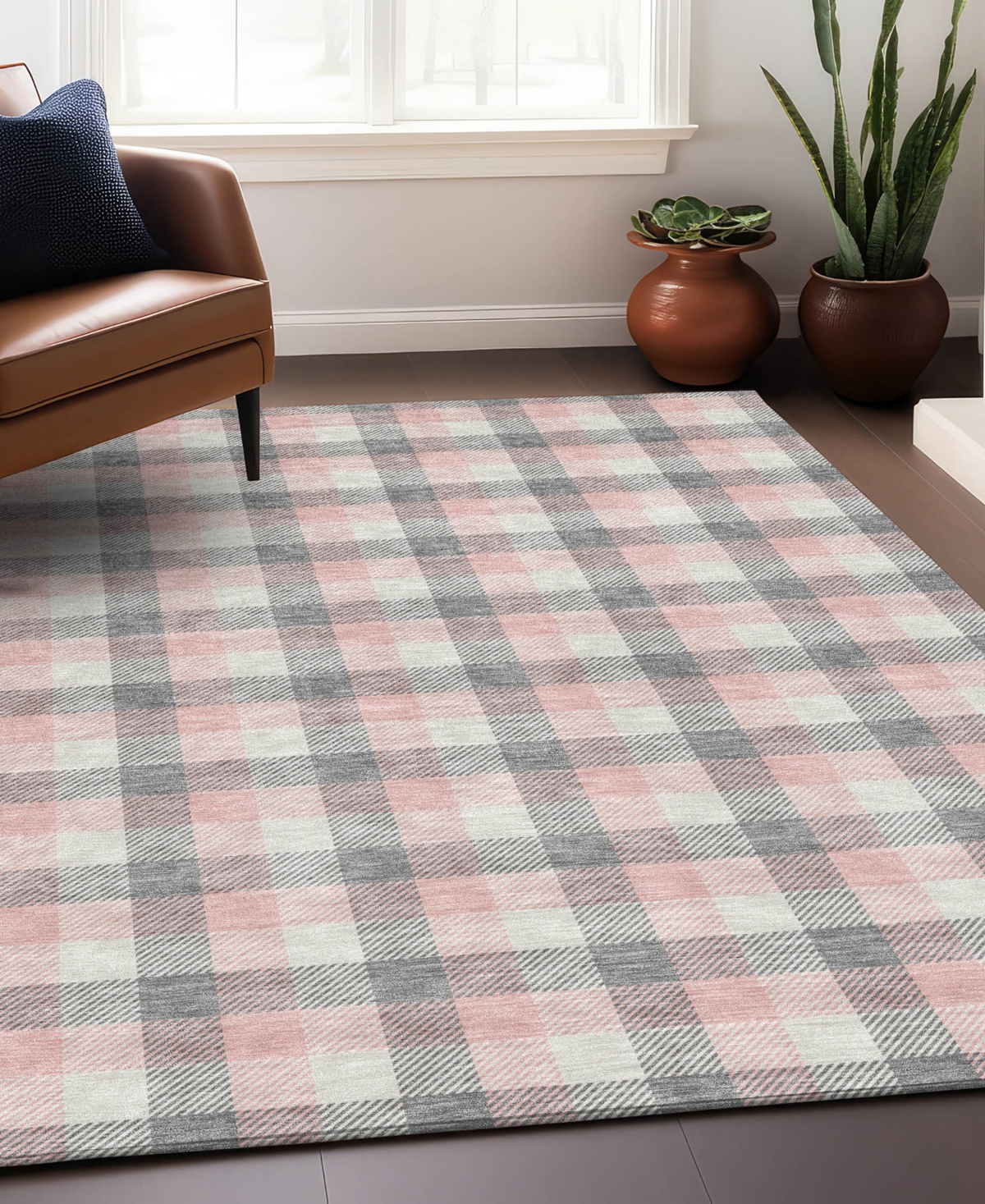 Addison Chantille Mahine Washable Acn1053 8'x10' Area Rug In Slate