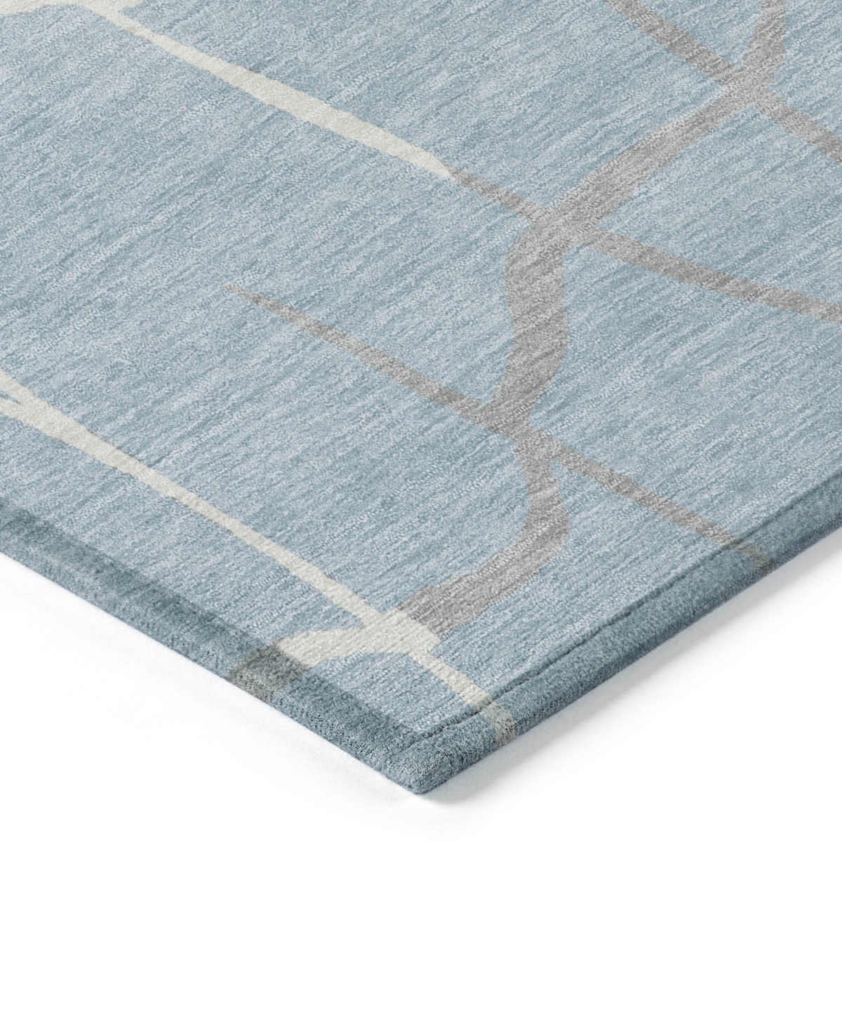 Addison Chantille Mahine Washable Acn1049 8'x10' Area Rug In Mist