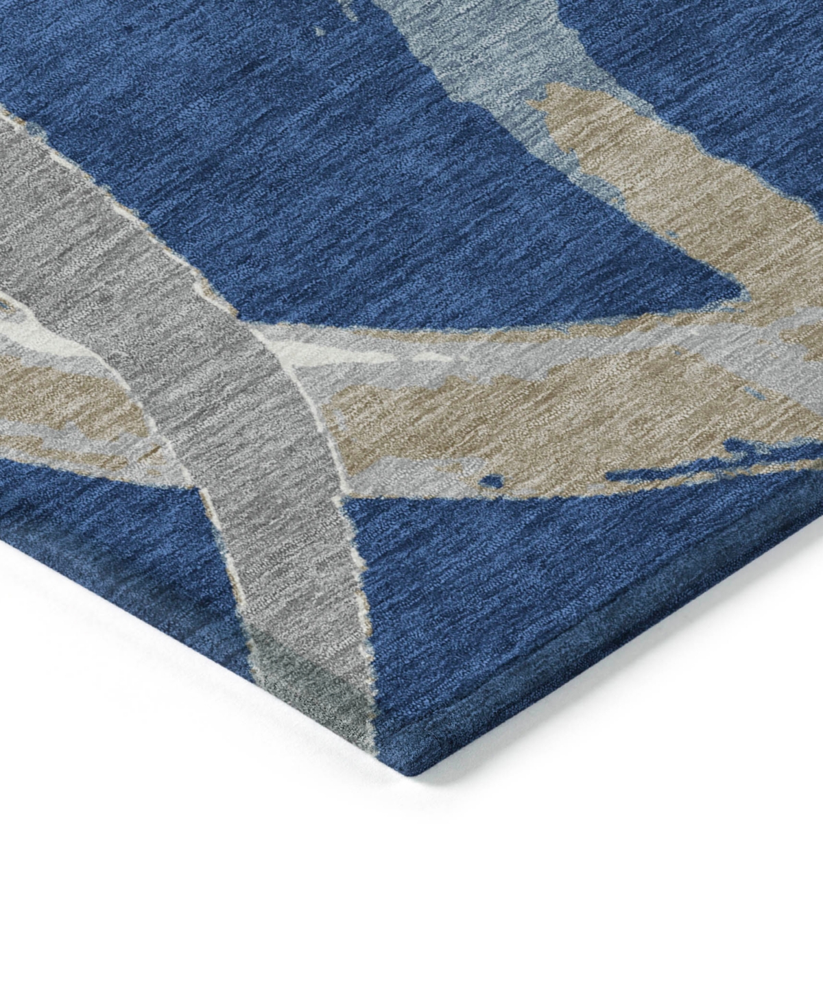 Addison Chantille Machine Washable Acn1022 5'x7'6 Area Rug In Navy