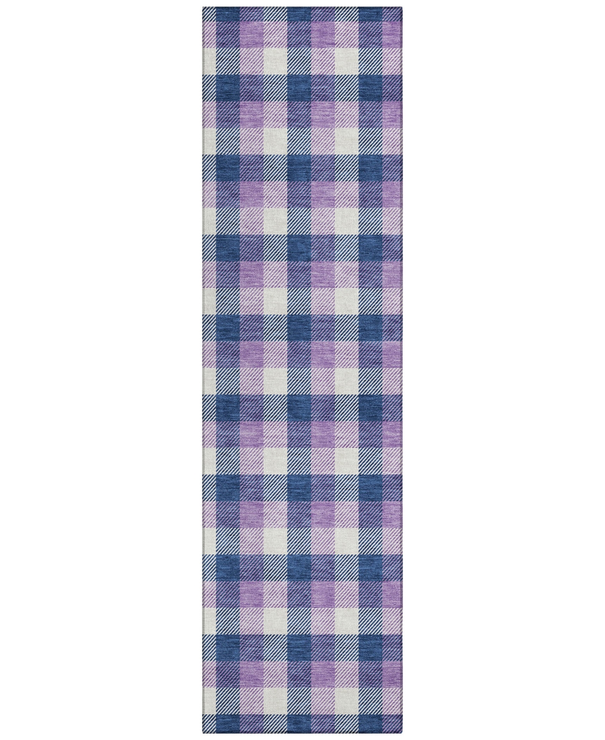 Addison Chantille Mahine Washable Acn1053 2'3"x7'6" Runner Area Rug In Navy