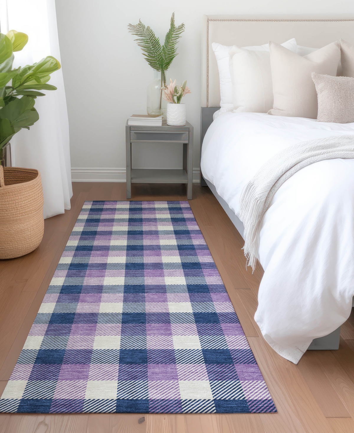 Addison Chantille Mahine Washable Acn1053 2'3"x7'6" Runner Area Rug In Navy
