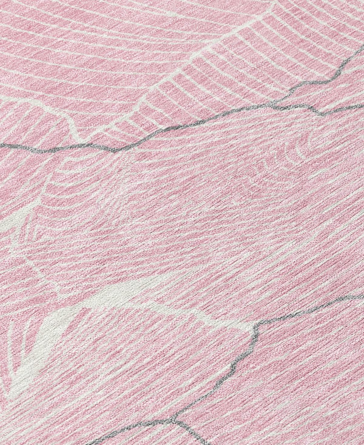 Addison Chantille Mahine Washable Acn1048 2'3"x7'6" Runner Area Rug In Pink