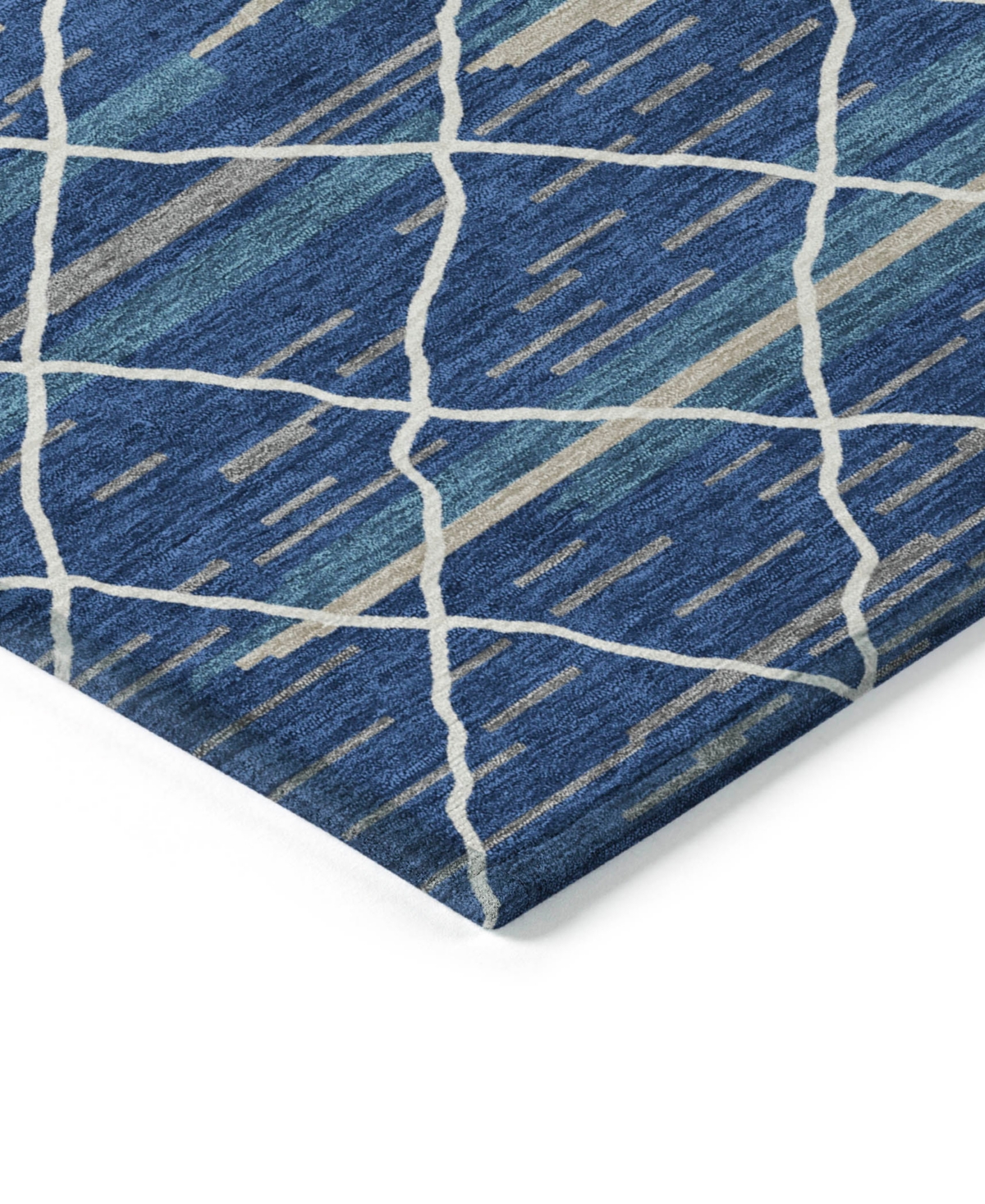 Addison Chantille Machine Washable Acn1025 3'x5' Area Rug In Navy