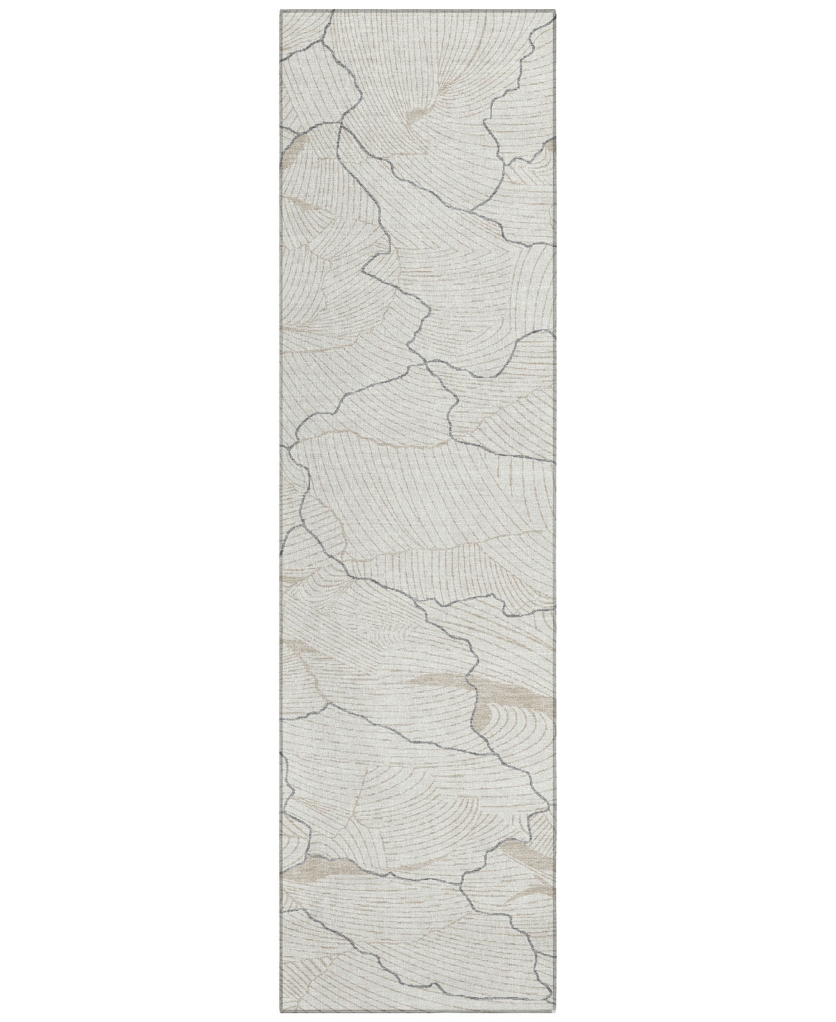 Addison Chantille Mahine Washable Acn1048 2'3"x7'6" Runner Area Rug In Ivory