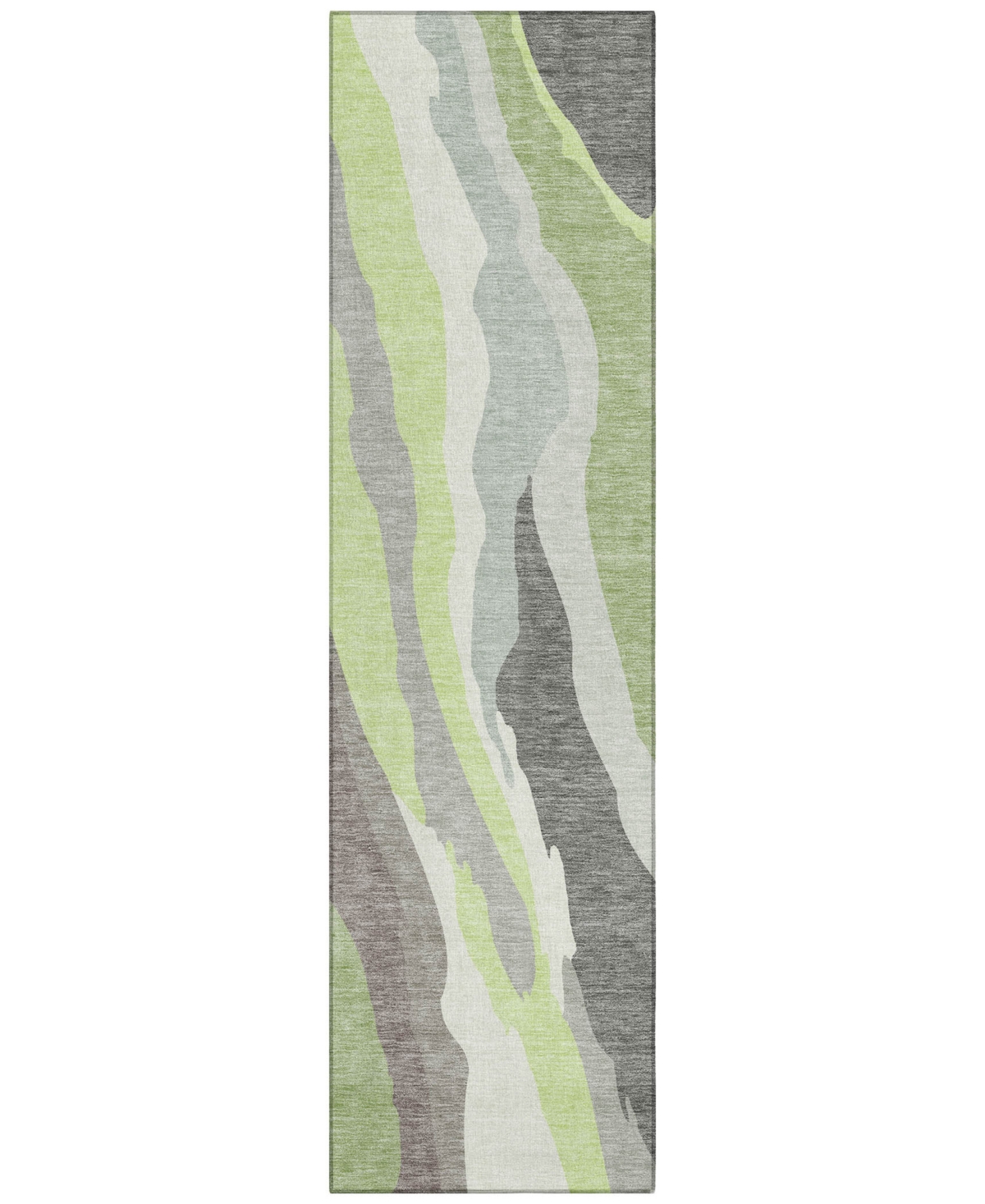 Addison Chantille Mahine Washable Acn1047 2'3"x7'6" Runner Area Rug In Mint