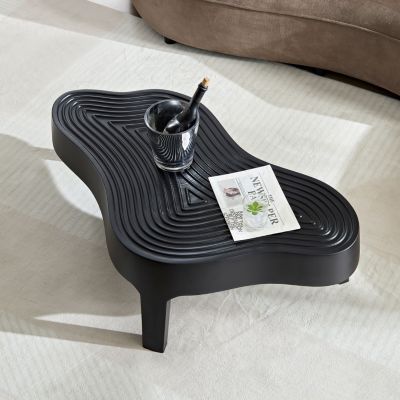 47.24'' Fiberglass Coffee Table for Living Room