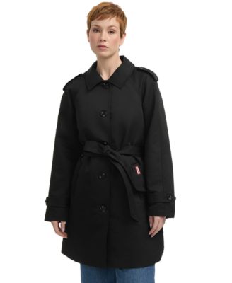 Hunter - Women's Coated Gabardine Trench Jacket